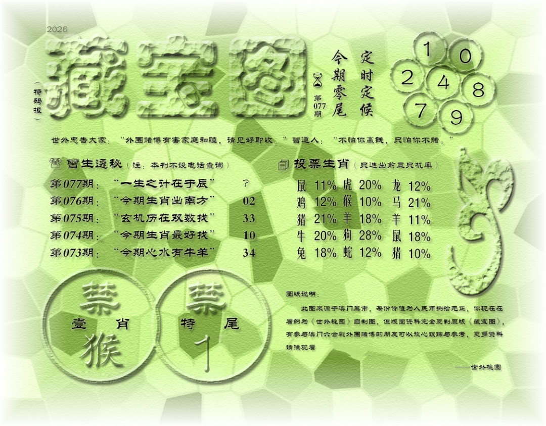 077期老《藏宝图》[图]