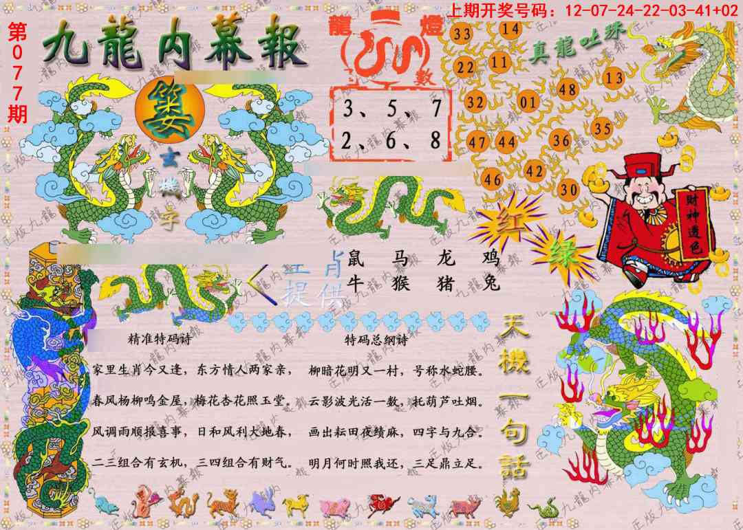 077期正版九龙内幕报[图]